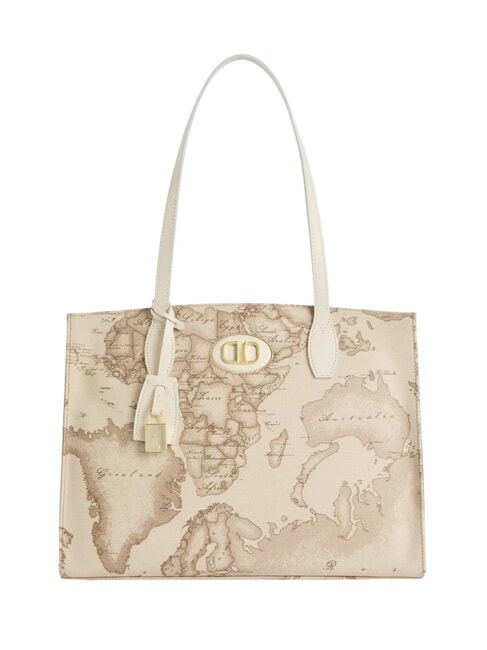 ALVIERO MARTINI PRIMA CLASSE SAND SAFARI GEO Shoulder shopping bag raffia - Women’s Bags