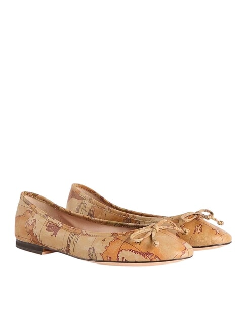 ALVIERO MARTINI PRIMA CLASSE GEO CLASSIC Ballerinas with all-over print NATURAL - Women’s shoes