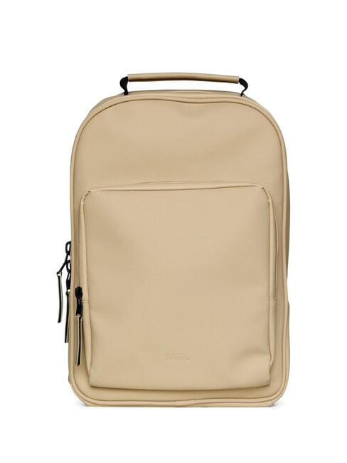 RAINS BOOK DAYPACK  Waterproof backpack sand - Backpacks