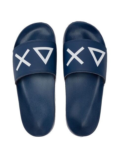 SUN68 SLIPPERS LOGO Slippers nabyblue - Men’s shoes