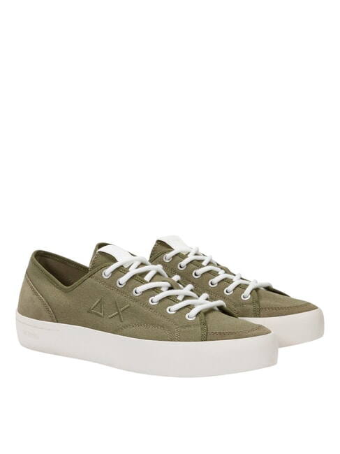 SUN68 STREET CANVAS Canvas sneakers military - Men’s shoes