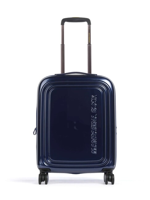MANDARINA DUCK LOGODUCK+ METAL Expandable hand luggage trolley indigo blue - Hand luggage