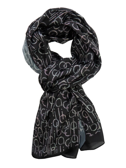 BRACCIALINI FOULARD All-over logo print scarf black - Scarves