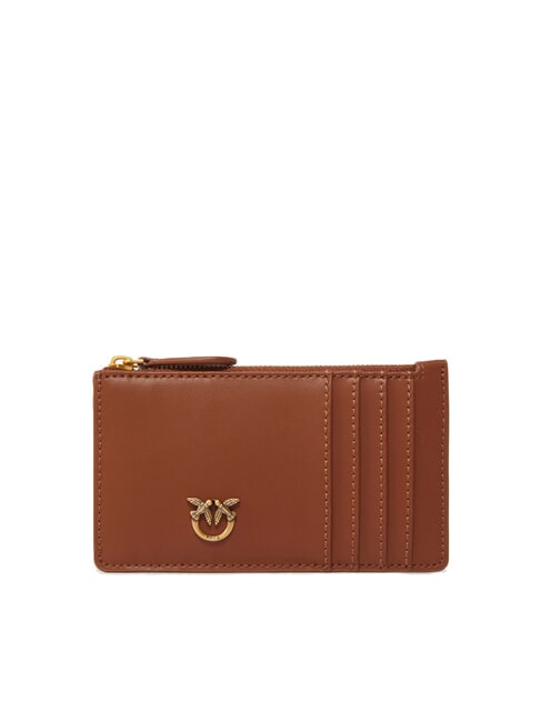 PINKO AIRONE Card holder / Coin purse arabic-antique gold - Women’s Wallets