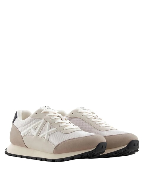 ARMANI EXCHANGE A|X Contrasto Sneakers plaza taupe+off white - Men’s shoes