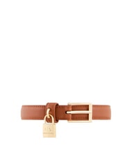 ARMANI EXCHANGE LOCK Belt with charm - Belts