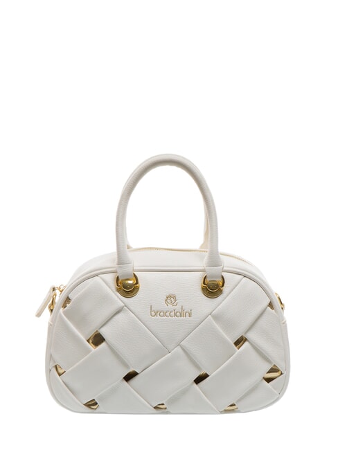 BRACCIALINI ICONS Woven trunk bag white - Women’s Bags