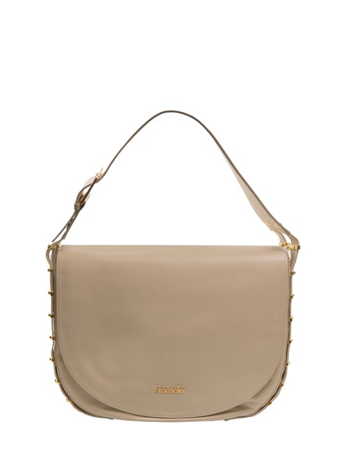 BRACCIALINI NORA Leather shoulder bag beige - Women’s Bags