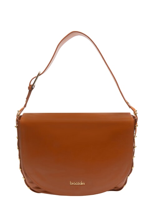 BRACCIALINI NORA Leather shoulder bag brown - Women’s Bags
