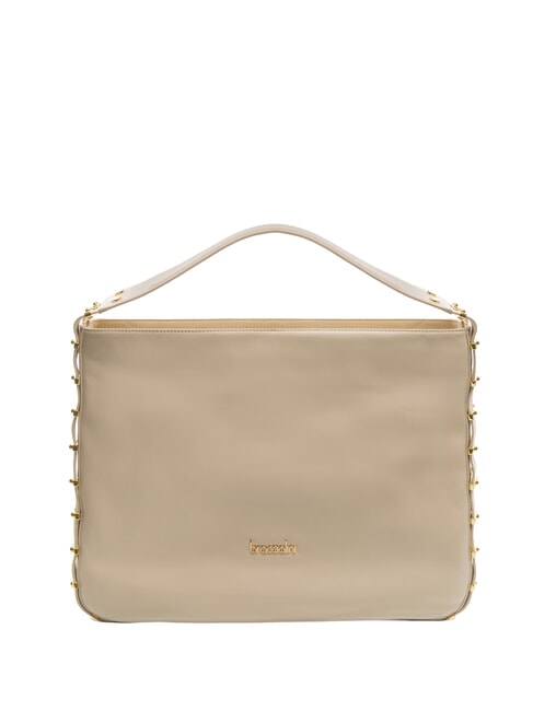 BRACCIALINI NORA Leather Hobo Bag beige - Women’s Bags
