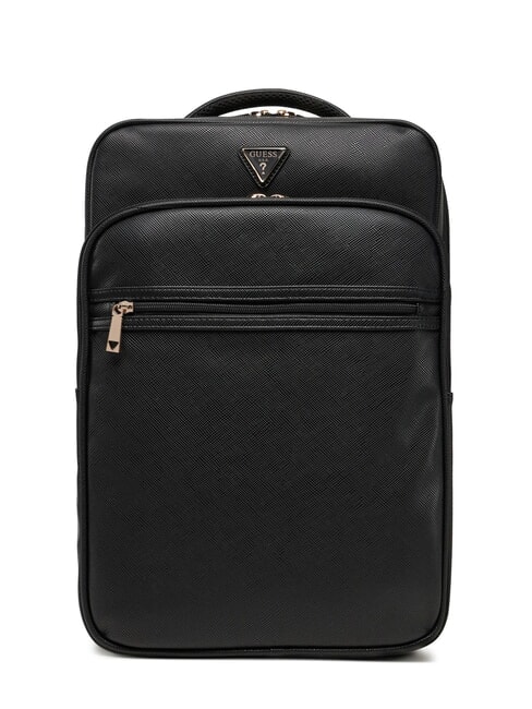 GUESS NOROM Large saffiano print backpack BLACK - Women’s Bags