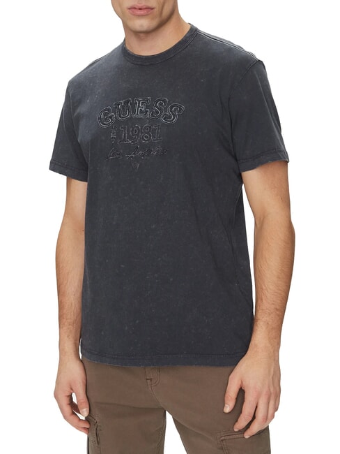 GUESS SS CN TREATED Cotton T-Shirt honest blue - T-shirt