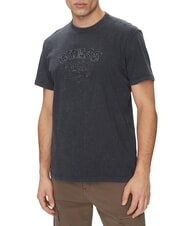 GUESS SS CN TREATED Cotton T-Shirt honest blue - T-shirt - 1