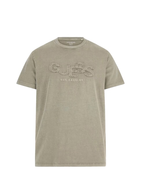 GUESS SS BSC STACK  Cotton T-Shirt sage plant multi - T-shirt