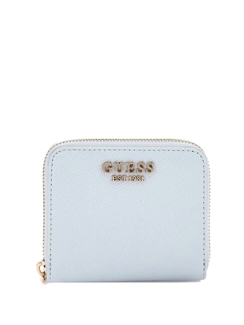GUESS LAUREL  Small zip around wallet powder blue - Women’s Wallets