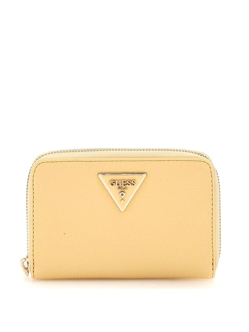 GUESS LAUREL Medium zip around wallet corn silk - Women’s Wallets