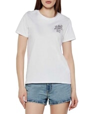 GUESS SS NATURESCAPE  Cotton T-Shirt purwhite - T-shirt - 1