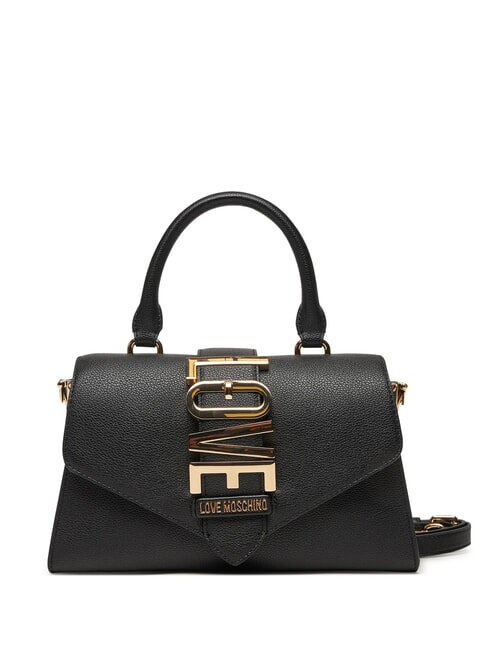 LOVE MOSCHINO VERTICAL LOGO Handbag, with shoulder strap Black - Women’s Bags
