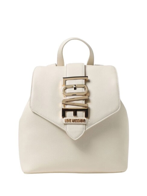 LOVE MOSCHINO VERTICAL LOGO Backpack ivory - Women’s Bags