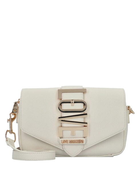 LOVE MOSCHINO VERTICAL LOGO Mini Shoulder Bag ivory - Women’s Bags