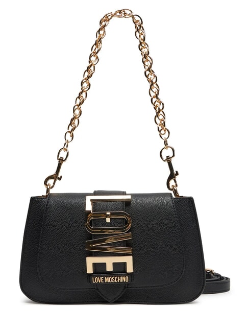 LOVE MOSCHINO VERTICAL LOGO Shoulder bag, with shoulder strap Black - Women’s Bags
