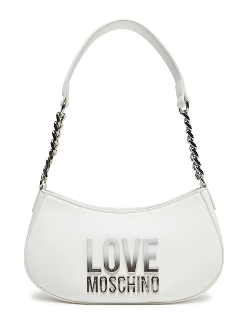 LOVE MOSCHINO MIDDLE CHAIN Shoulder bag White - Women’s Bags