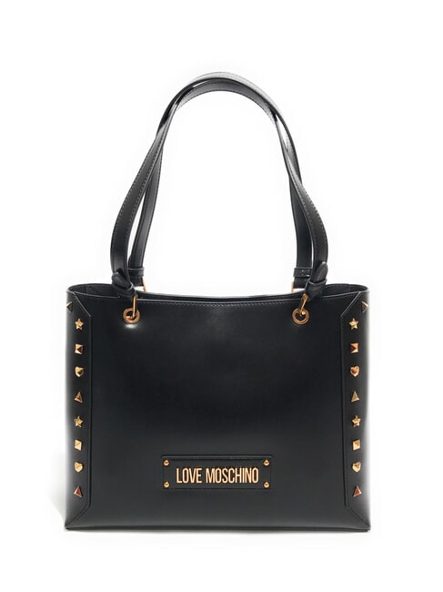 LOVE MOSCHINO BORCHIE Shoulder Tote Bag Black - Women’s Bags