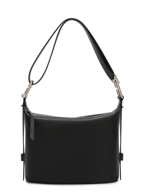 FURLA NUVOLA M Double portability leather bag Black - Women’s Bags