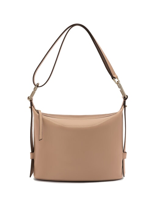 FURLA NUVOLA M Double portability leather bag greige - Women’s Bags