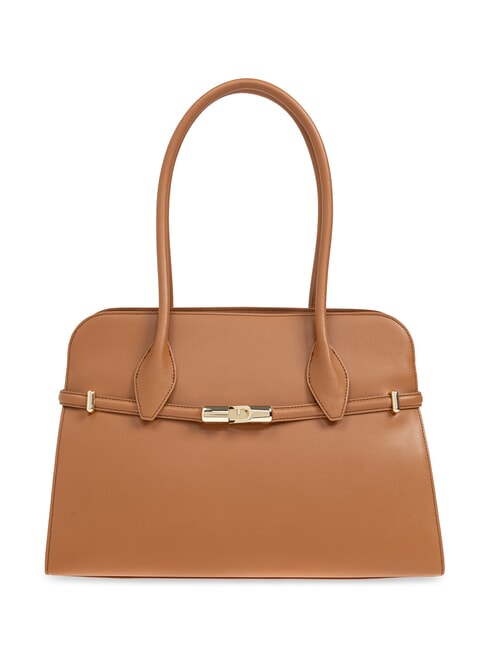 FURLA GOCCIA Leather shoulder bag brandy - Women’s Bags
