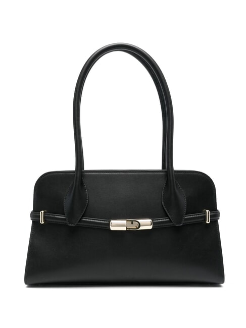 FURLA GOCCIA Small leather shoulder bag Black - Women’s Bags