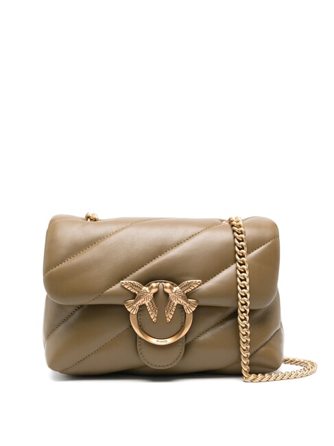 PINKO MINI LOVE BAG Nappa bag plantation-antique gold - Women’s Bags