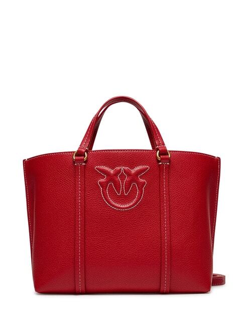 PINKO MIRANDA  Handbag, with shoulder strap red-antique gold - Women’s Bags