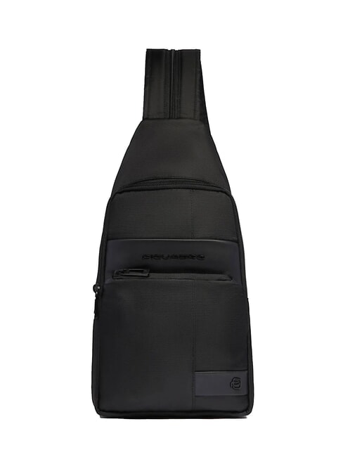 PIQUADRO WOLLEM iPad Mini Sling / Backpack Black - Over-the-shoulder Bags for Men