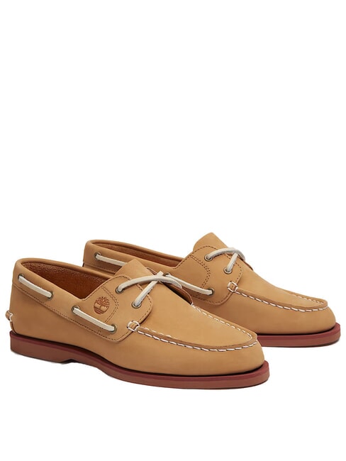 TIMBERLAND CLASSIC BOAT  Leather boat shoes medium beige nubuck - Women’s shoes