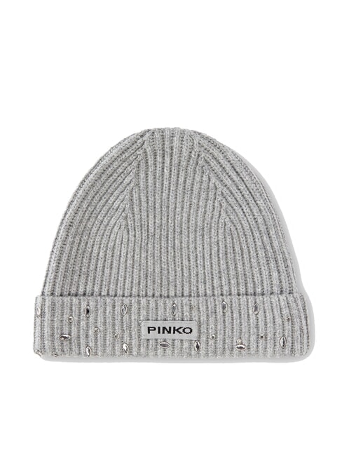 PINKO SERENGETI Crystal beanie hat silver-metallic - Hats
