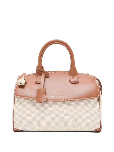 ARMANI EXCHANGE JANE CANVAS  Handbag, with shoulder strap whiskey - Women’s Bags