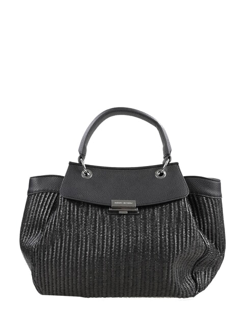 ARMANI EXCHANGE WAVE CROCHET  Handbag, with shoulder strap black/black - Women’s Bags