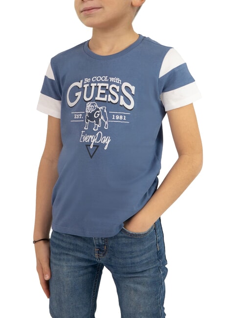GUESS KIDS Printed T-shirt indigo paper - Child T-shirt