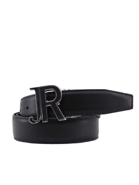 JOHN RICHMOND JR LOGO Double-sided leather belt black/dark - Belts