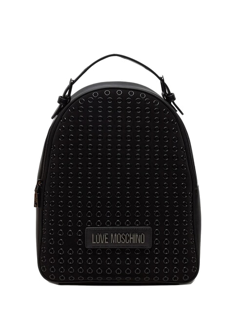 LOVE MOSCHINO GLAMUP  Women's Backpack black/gunmetal - Women’s Bags