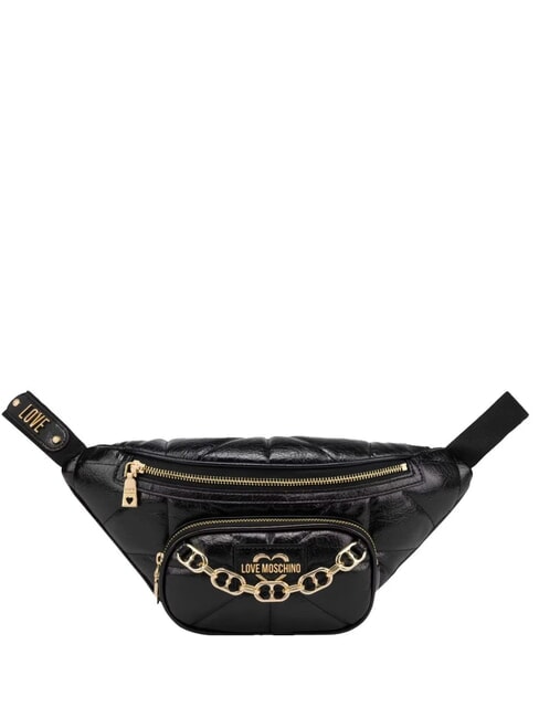 LOVE MOSCHINO GEOMETRIC QUILTED  Shoulder bag Black - Women’s Bags