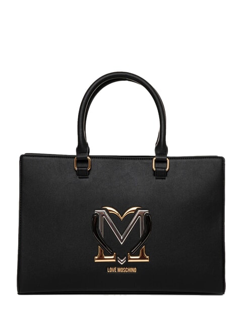 LOVE MOSCHINO COLORFUL HEART Handbag, with shoulder strap Black - Women’s Bags