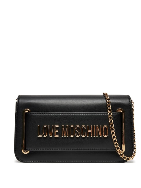LOVE MOSCHINO SMART DAILY  Clutch with chain Black - Women’s Bags