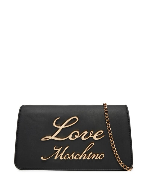 LOVE MOSCHINO SMART DAILY Chain Mini Shoulder Bag Black - Women’s Bags