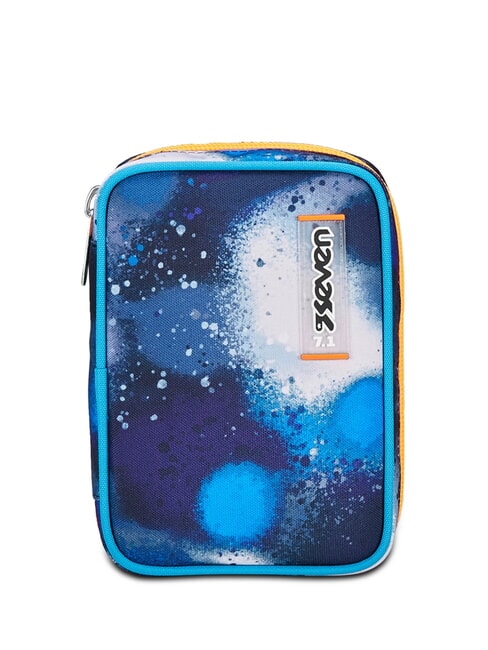 SEVEN SPEED PAD RETROCOLOR Complete pencil case with school kit Bluedeep - Cases and Accessories