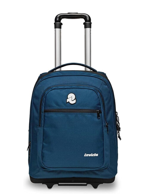 INVICTA BUMP PLAIN 2-wheel trolley backpack moonlit ocean - Backpack trolleys