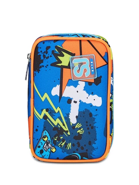 SJGANG TRICYLED BOY Complete pencil case with school kit red-orange - Cases and Accessories