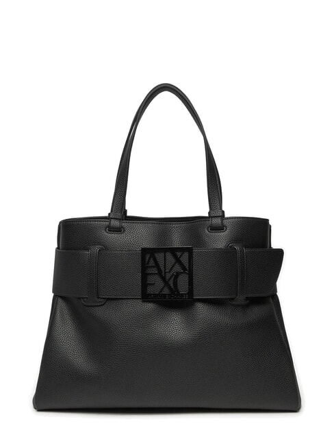 ARMANI EXCHANGE SUSIE SOFT Shoulder bag with buckle black - Women’s Bags