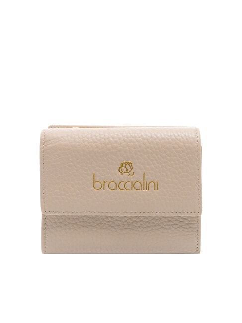 BRACCIALINI BASIC Small leather wallet face powder - Women’s Wallets